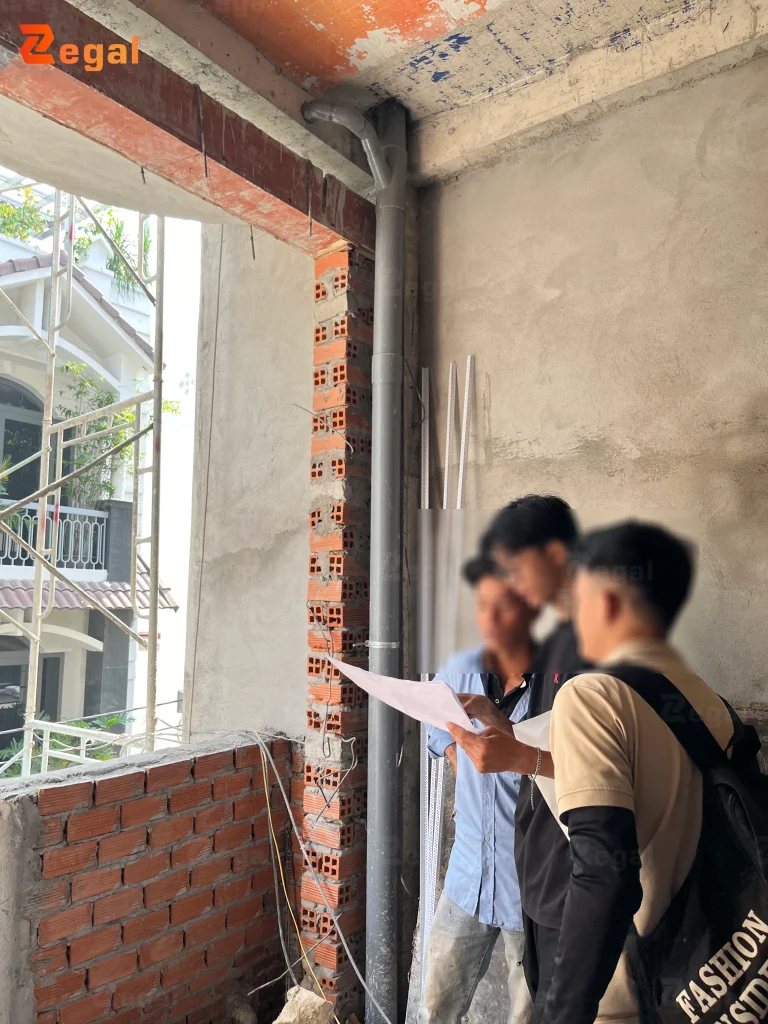Trước khi tiến hành thi công, Zegal sẽ chuẩn bị đầy đủ hồ sơ pháp lý, hợp đồng, bản vẽ chi tiết và các tài liệu liên quan