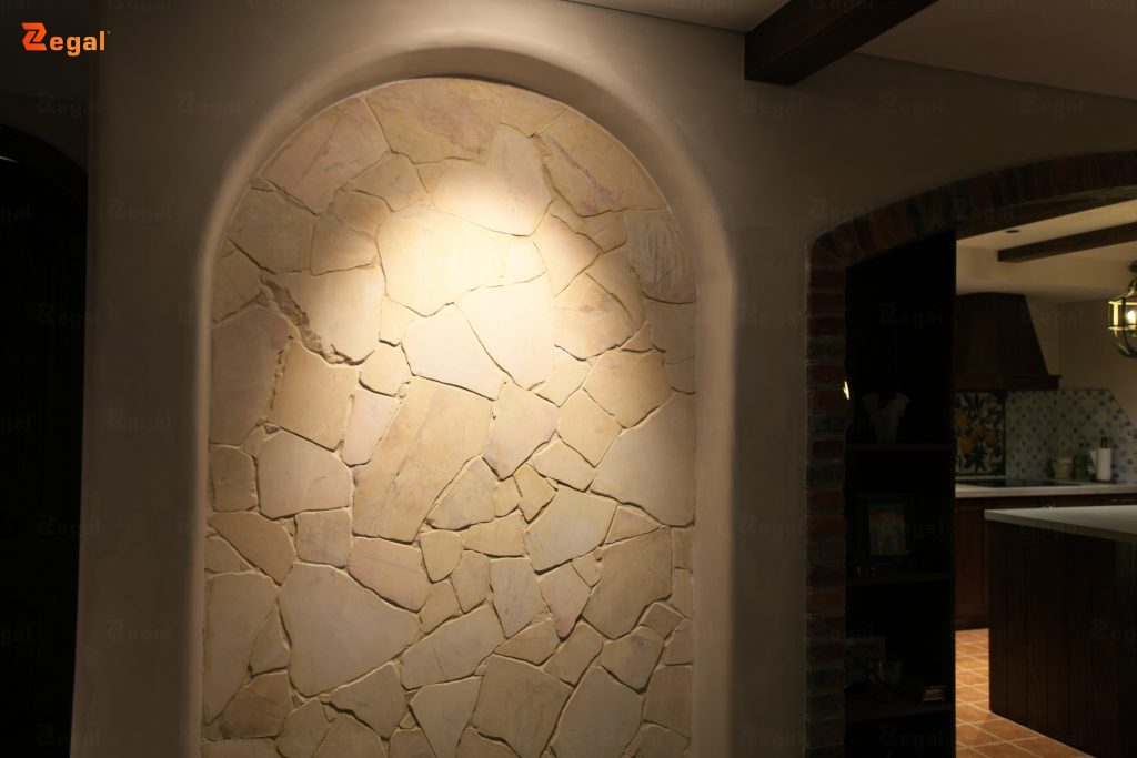 Indirect lighting is one of the most effective solutions for creating warm light