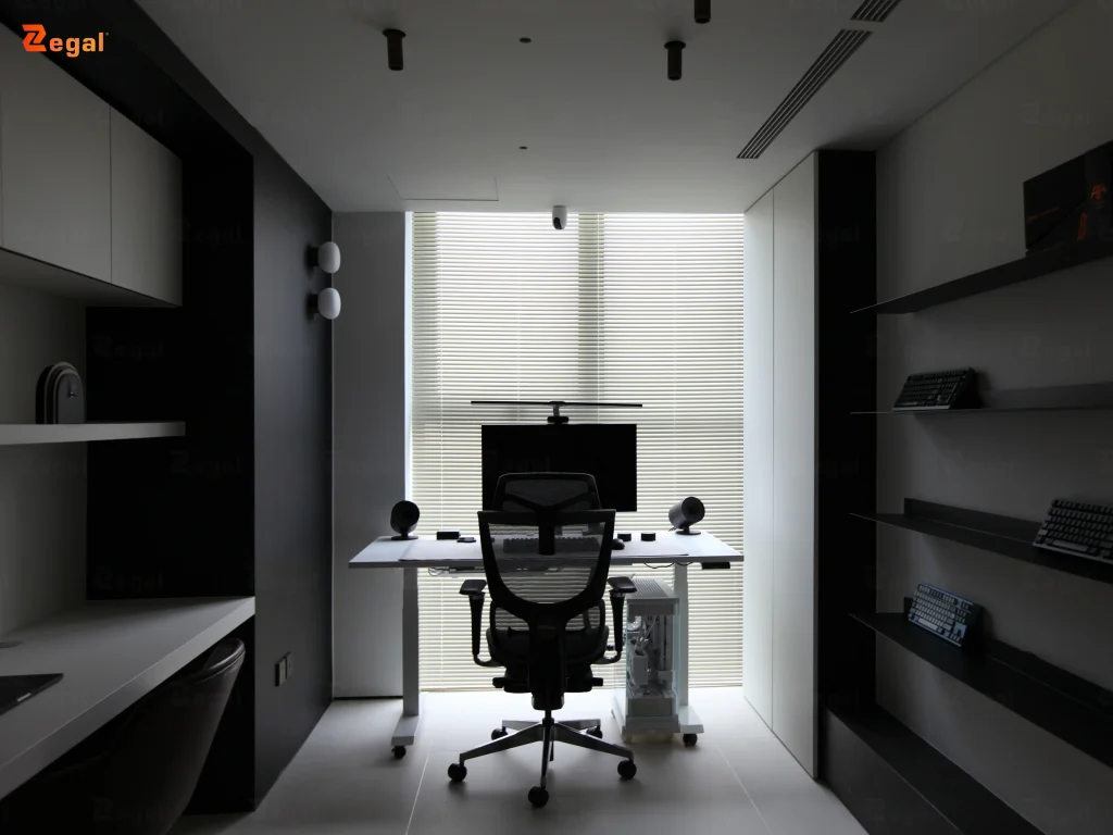 Ánh sáng trắng tự nhiên là lựa chọn lý tưởng cho chiếu sáng phòng làm việc