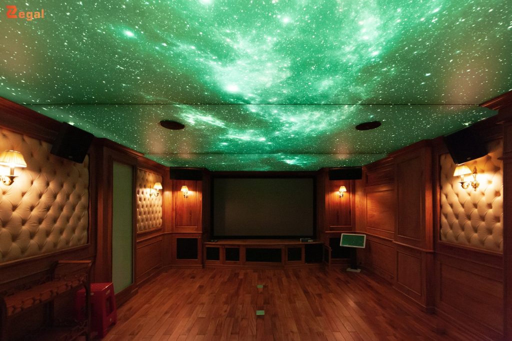 A galaxy printed ceiling is essentially a premium variation of the translucent ceiling system