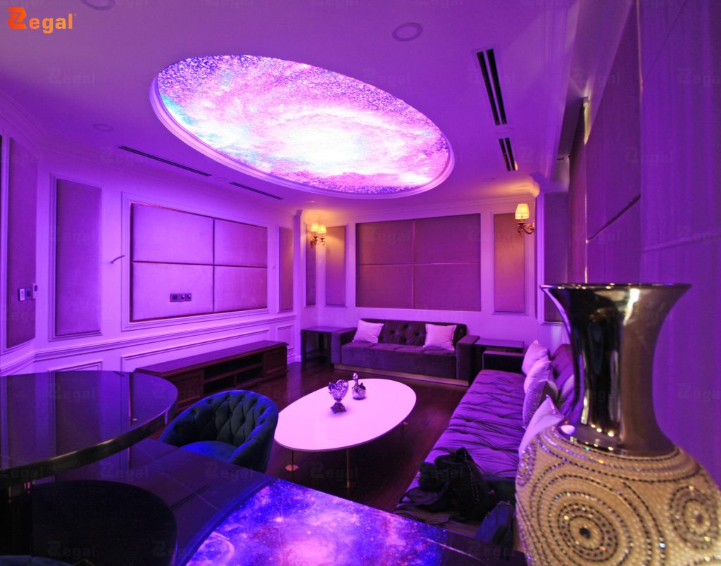 The translucent panel is made from synthetic PVC with very high elasticity