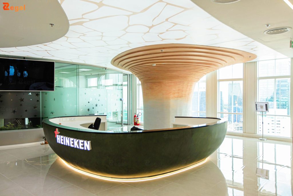 Ứng dụng trần in trong văn phòng sáng tạo hiện đại