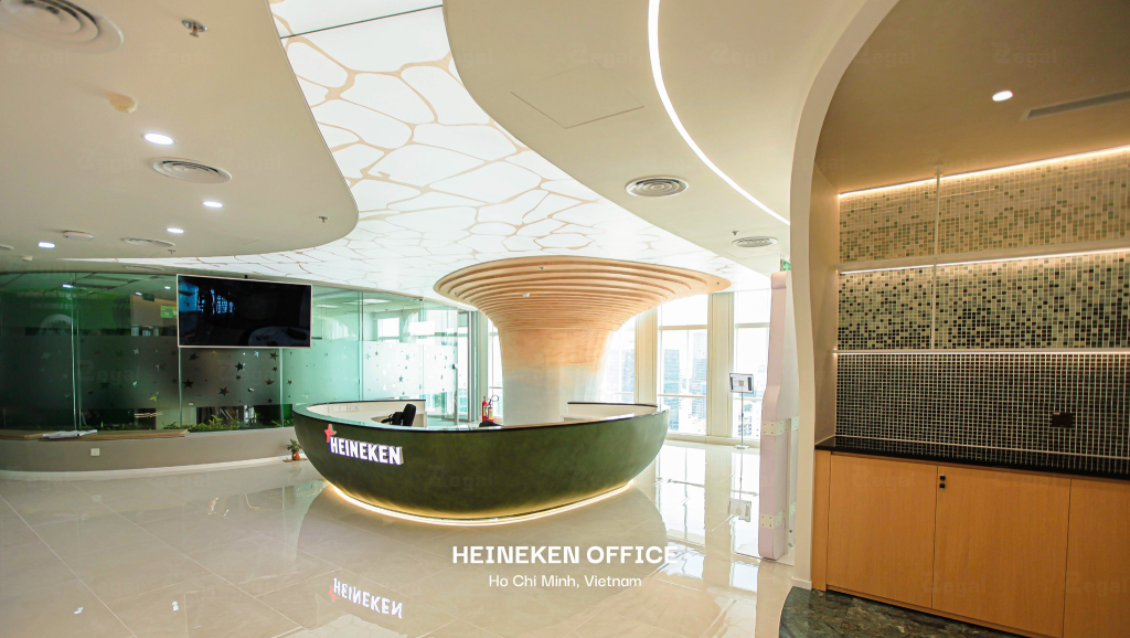 High-end translucent ceilings with luxurious lighting.