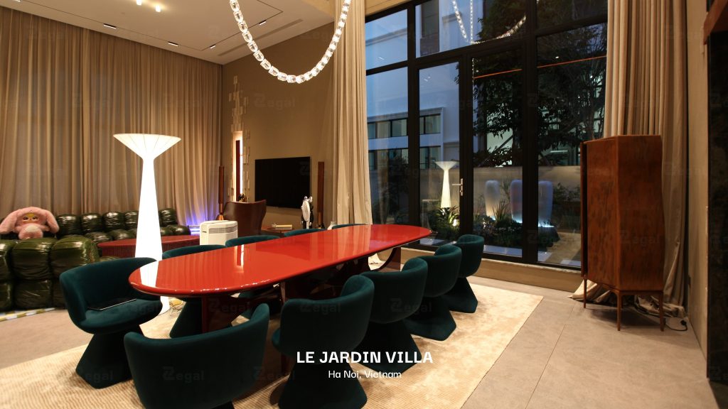 Dự án nổi bật Le Jardin Villa sử dụng hệ thống smarthome LTECH do Zegal thực hiện.
