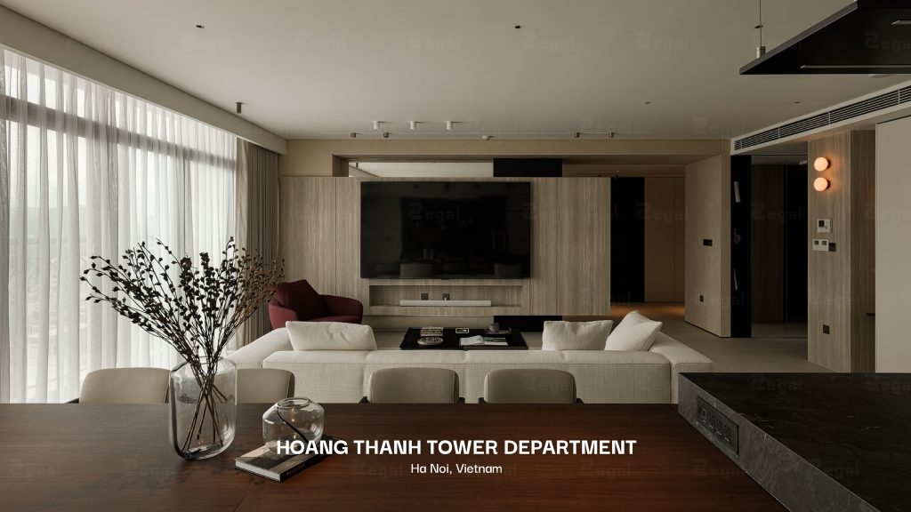 Dự án Hoàng Thành Tower sử dụng hệ thống smarthome LTECH do Zegal thực hiện.