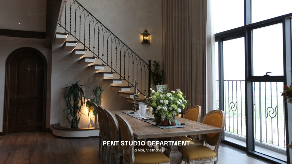Dự án Pent Studio Department sử dụng hệ thống smarthome LTECH do Zegal thực hiện.