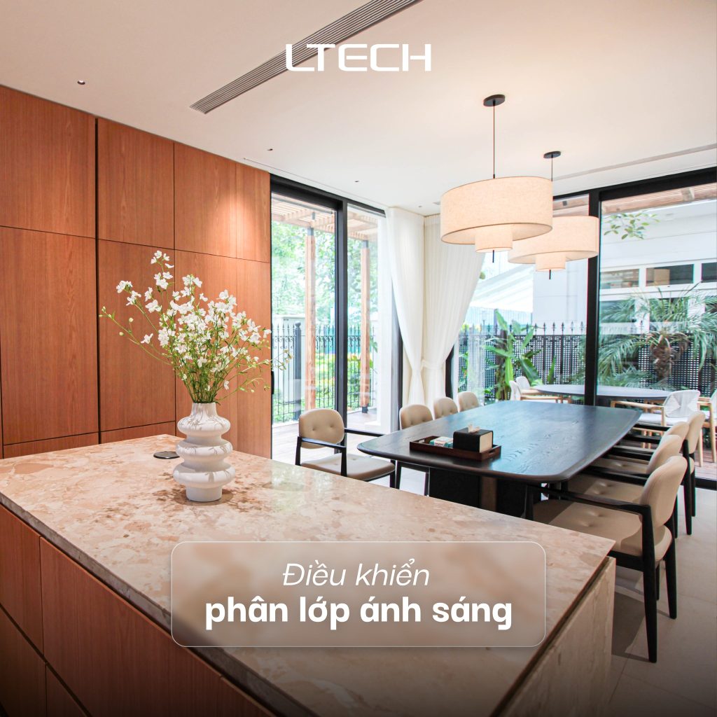 Layered lighting allows for flexible adjustment according to individual needs.