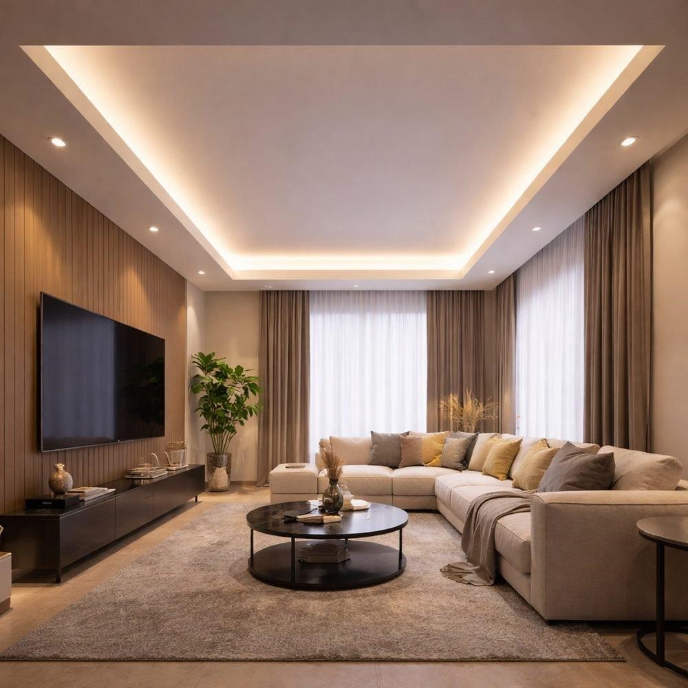 LED lighting system in an interior space (source: Internet).